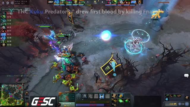 TNC.Kuku takes First Blood on Fnatic.Universe!