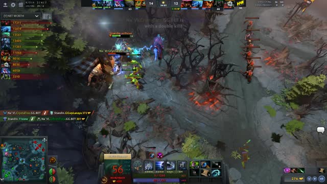 Na`Vi.Crystallize's triple kill leads to a team wipe!