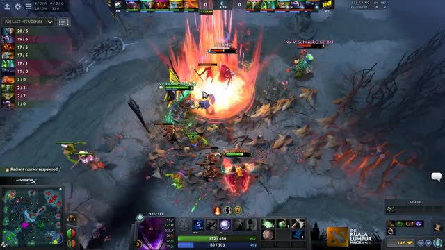 VP.Ramzes666 takes First Blood on Na`Vi.Crystallize!