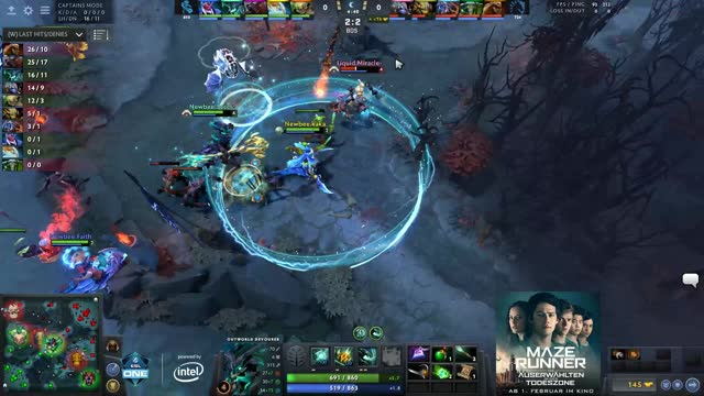 Newbee.Faith takes First Blood on Liquid.Miracle-!