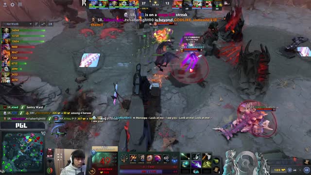 Arteezy gets a triple kill!