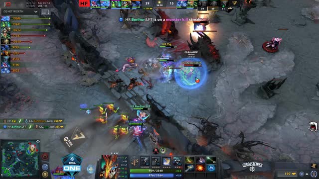 Yaj's triple kill leads to a team wipe!