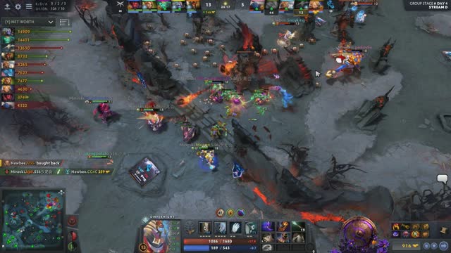 Mineski.Nikobaby gets a double kill!