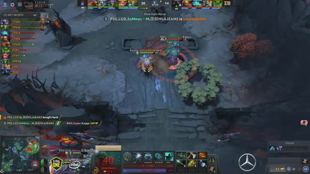 PSG.LGD.Maybe gets a double kill!