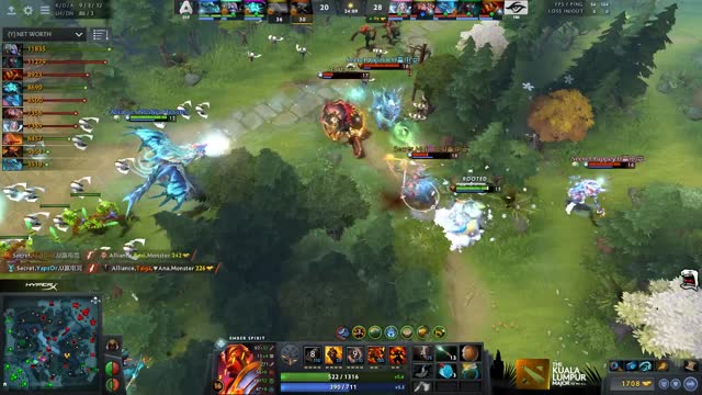 Secret.YapzOr gets a triple kill!