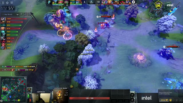 Arteezy gets a double kill!