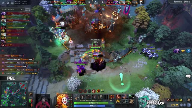 PSG.LGD gets 2 kills!