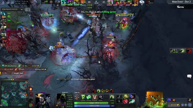 EG.Arteezy gets a double kill!