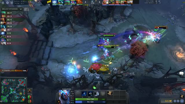 Na`Vi.Dendi kills let me suicide ..!