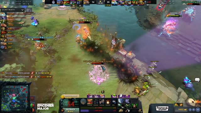 PSG.LGD.Chalice gets two kills!