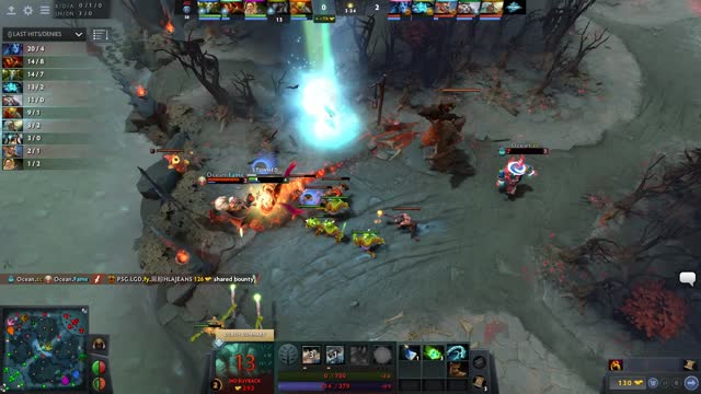 Ocean gets 2 kills!