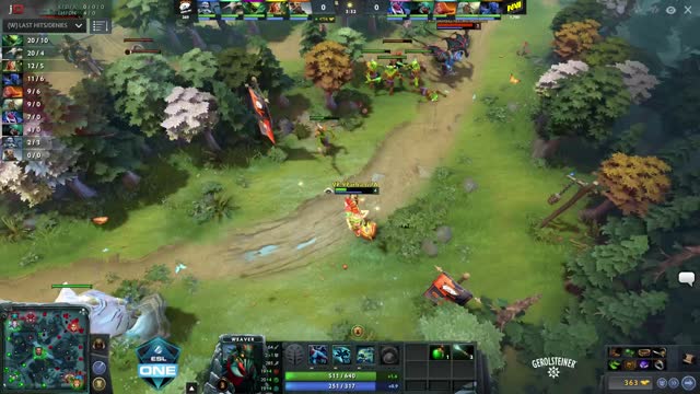 Na'Vi.RodjER takes First Blood on VP.9pasha!