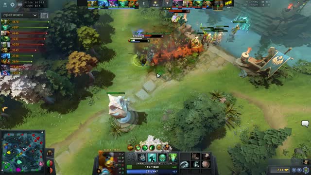 Na`Vi.Dendi kills let me suicide ..!