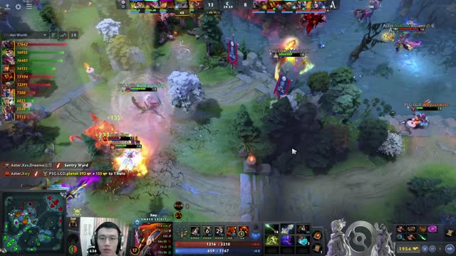 PSG.LGD.NothingToSay gets a double kill!