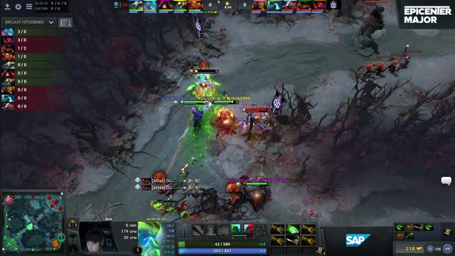 PSG.LGD.fy takes First Blood on ana!