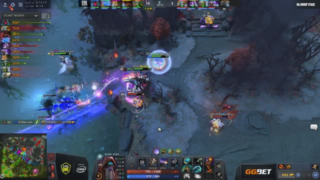 EG.Arteezy gets a double kill!