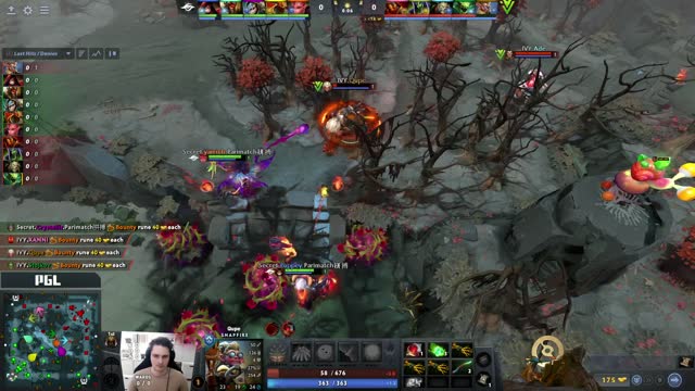 Secret.Puppey takes First Blood on Qupe!