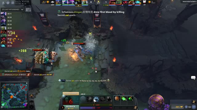 Infamous.Stinger takes First Blood on Secret.zai!