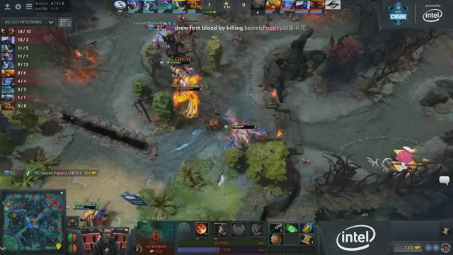 OG.Fly takes First Blood on Secret.Puppey!