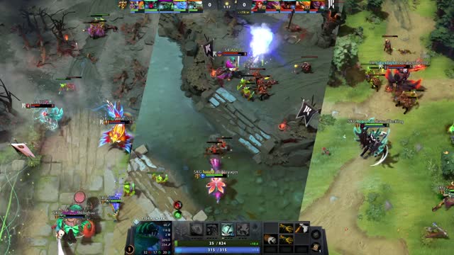 Arteezy takes First Blood on ducho0!