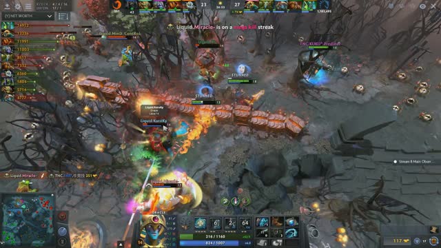 Miracle- gets a double kill!