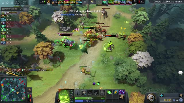 Mski.Jabz takes First Blood on Fnatic.EternaLEnVy!