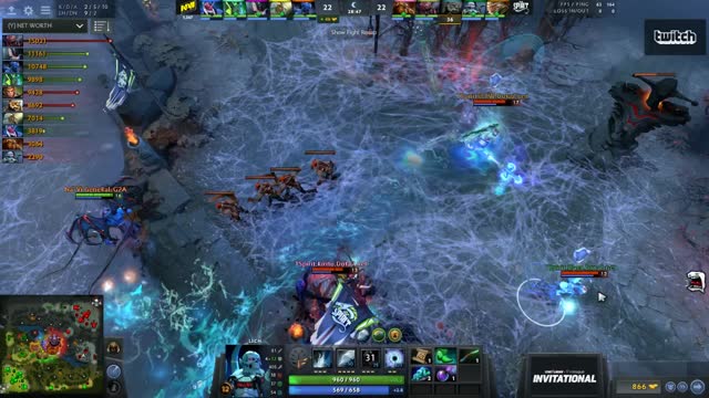 Na`Vi.Dendi gets a double kill!