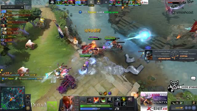 topson gets a double kill!