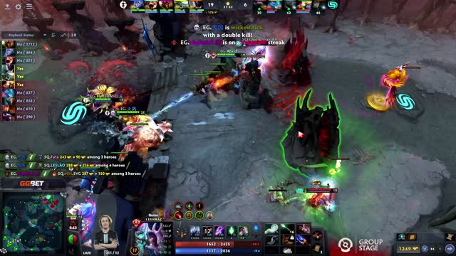 Arteezy's triple kill leads to a team wipe!