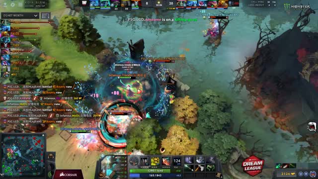 PSG.LGD gets 3 kills!