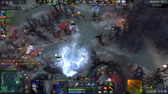 EG.Arteezy gets a double kill!