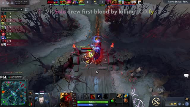 VP.Solo takes First Blood on LGD.fy!