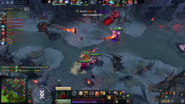 Naive-'s triple kill leads to a team wipe!