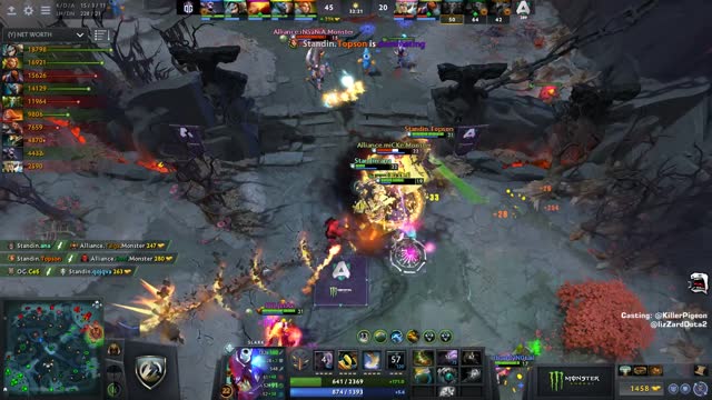 Topson's triple kill leads to a team wipe!