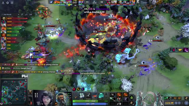 Arteezy gets a double kill!