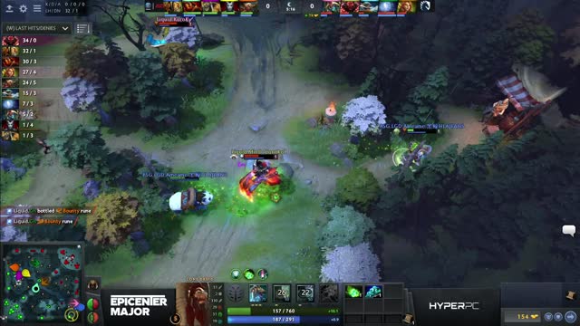 Liquid.MinD_ContRoL takes First Blood on PSG.LGD.Ame!