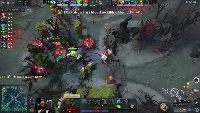 OG.s4 takes First Blood on Liquid.KuroKy!