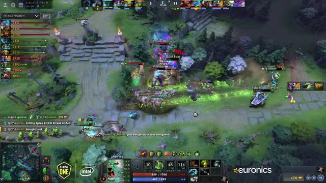 Newbee.Yawar gets a double kill!