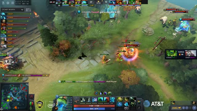 Newbee.Yawar gets a triple kill!