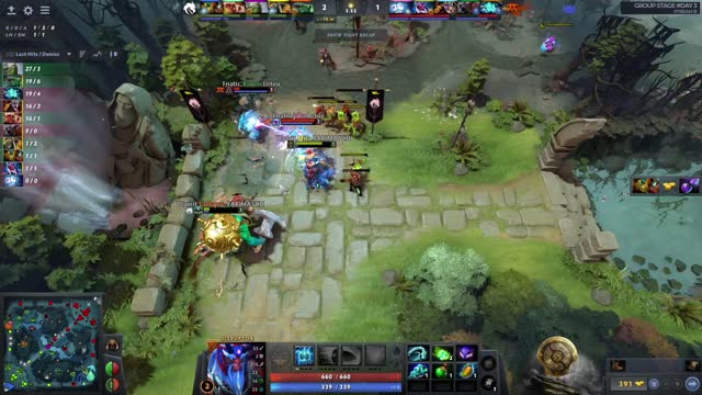 Fnatic.Raven kills TSpirit.Collapse!