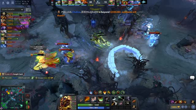 PSG.LGD.Chalice gets a double kill!