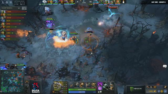 EG.Arteezy kills I Love Troubles!