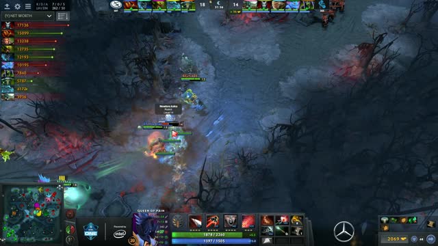 EG.Arteezy kills Newbee.kaka!