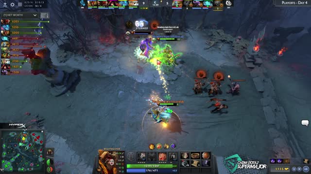 Newbee.kaka kills VG.Fenrir!