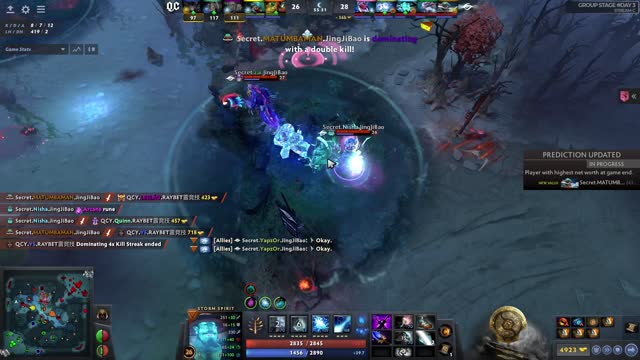 Secret.MATUMBAMAN gets a double kill!