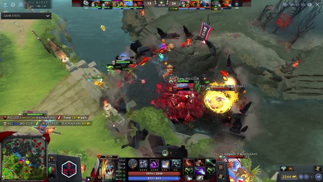 PSG.LGD.Chalice gets a triple kill!