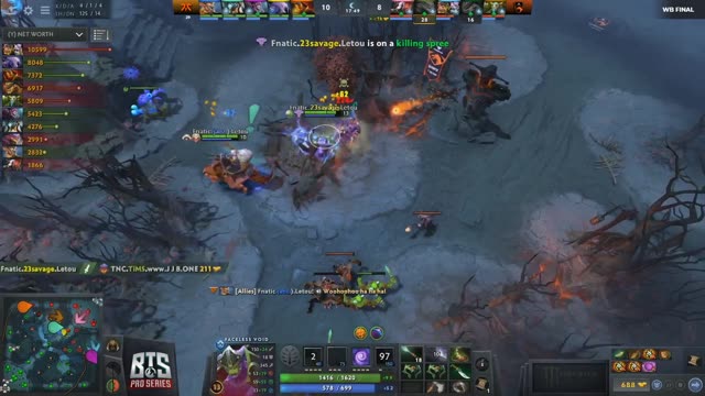 Fnatic.23savage kills TNC.TIMS!