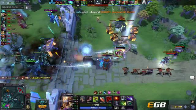 Alliance.Loda gets a triple kill!