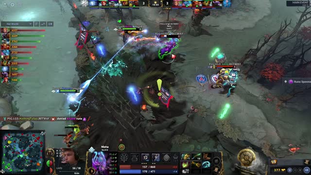 Secret.Nisha kills PSG.LGD.y`!