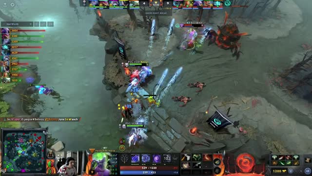 PSG.LGD.Ame kills Beastcoast.K1 Hector!